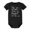 “My Aunt Says I’m Perfect” Letter Printed Infant Toddler Jumpsuit – Summer Newborn Bodysuit – Funny Auntie Baby Clothes – Baby Shower Gifts