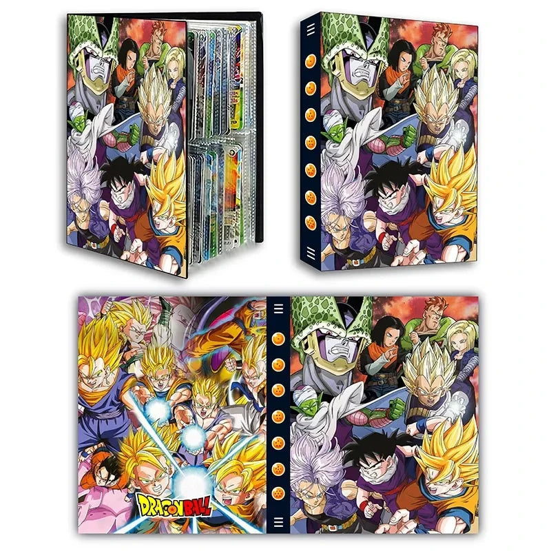 Dragon Ball Card Album - 240pcs Son Goku, Vegeta, Frieza Game Card Holder Binder, VMAX Card Collection, Kids Toy Gift