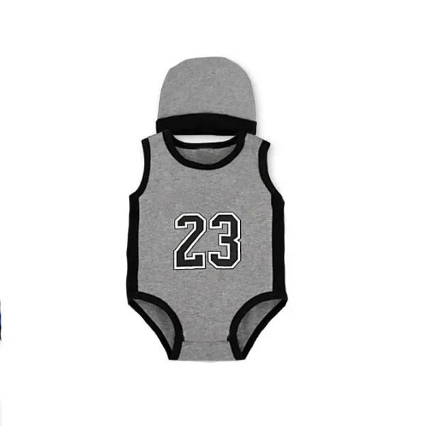Baby Girl & Boy Clothes – Summer Sleeveless Triangle Romper with Hat – Unisex Baby Jumpsuit, Soft Cotton Bodysuit for 1-3 Years