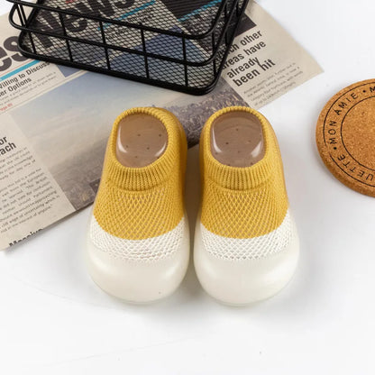 Baby Socks Shoes – Cute Cartoon Boy & Girl Infant Shoes, Soft Rubber Sole First Walker Booties for Toddlers