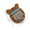 Small 8-Key Kalimba Thumb Piano Pocket Solid Wood Finger Piano Musical Instrument for Beginners