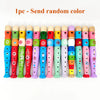 1pc 20cm/7.87in Colorful Wooden Flute Music Instrument – Trumpet Buglet Hooter, Kids Educational Learning Musical Toy for Children