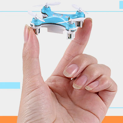 CX-10 Mini RC Drone – 2.4G 4CH Remote Control Quadcopter with LED for Kids