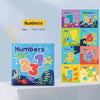 Soft Baby Fabric Book - Interactive Sensory Activity Cloth Book for Babies, First Educational Montessori Early Learning Game