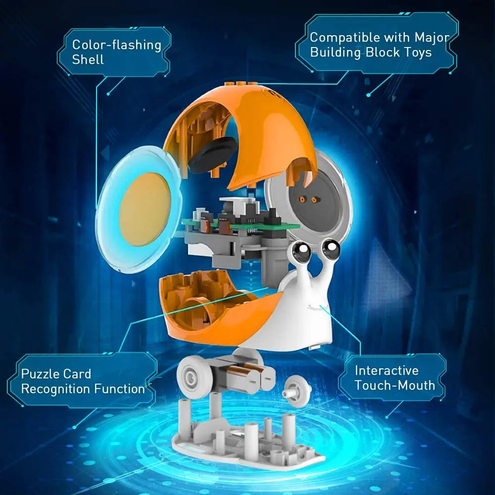 Robobloq Qobo Toy Robot for Kids 3-6, Screen-Free Early Education Coding Robot, 2 Game Modes, Learning & Educational Toy