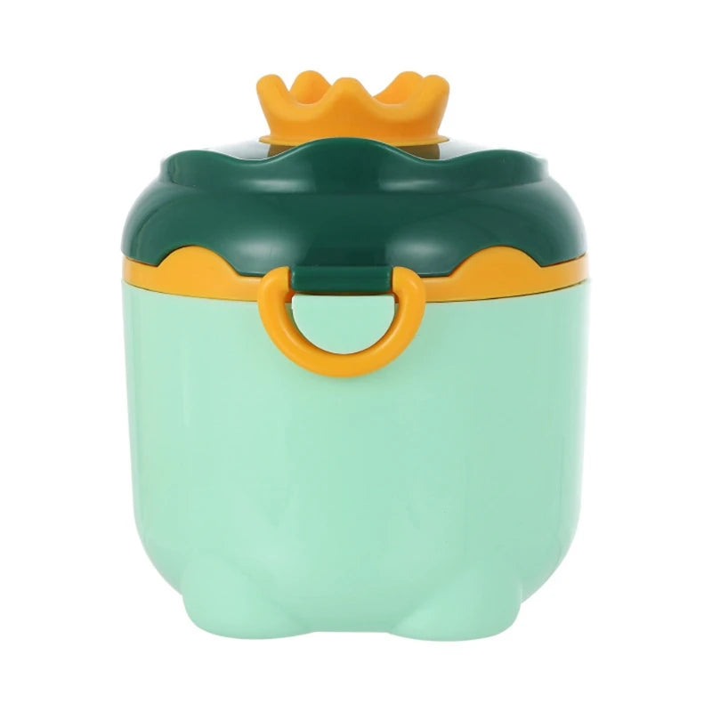 Portable Baby Food Storage Box - BPA Free Formula Dispenser, Cartoon Infant Milk Powder Box, Toddler Snacks Cup Container, Leak-Proof, Eco-Friendly