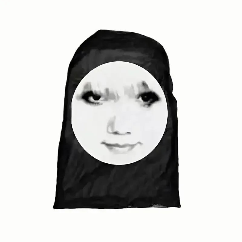 3D Seamless Kids Face Mask – Funny Celebrity Printed Ice Silk Sunscreen Head Scarf, Full-Face Neck Gaiter for Halloween Cosplay & Outdoor Sports (1-Pack)