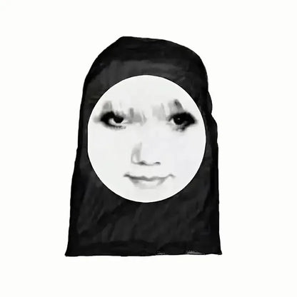 3D Seamless Kids Face Mask – Funny Celebrity Printed Ice Silk Sunscreen Head Scarf, Full-Face Neck Gaiter for Halloween Cosplay & Outdoor Sports (1-Pack)