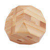 Wooden Kongming Lock Puzzle Lu Ban 3D Brain Teaser Montessori Puzzle for Kids & Adults