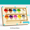 Montessori Magnetic Maze Color Sorting Game – Kids Fine Motor Training Toy with Pen-Controlled Moving Beads, Sensory and Educational Play