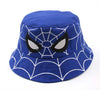 Kids Spider Cartoon Bucket Hat - Sun Fisherman Cap for Boys & Girls, Ages 2-7, One Size (52–53 cm / 20.5–20.9 in)
