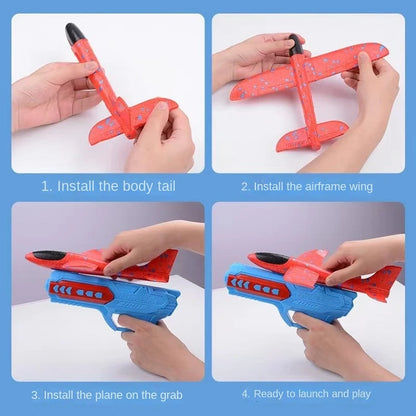 Children's Foam Aircraft Glider Toy Outdoor Parent-Child Flying Gift