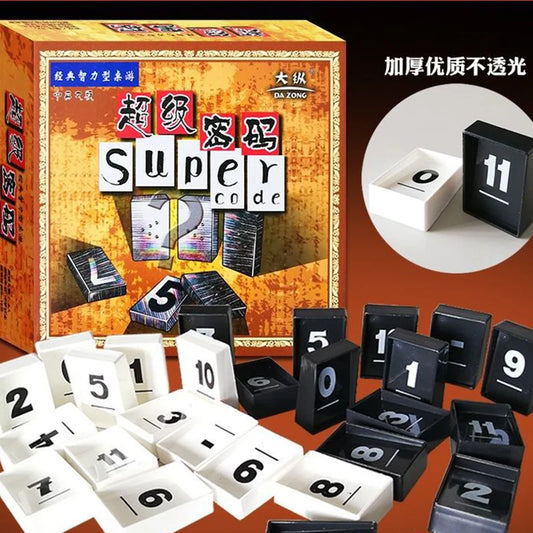 Da Vinci Code Puzzle Game - 2-4 Players, Party Board Game for Reasoning, Gift Toy for Kids, Adults, Family & Friends
