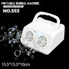 Handheld Electric Bubble Machine - Multi-Hole Automatic One-Click Bubble Blower for Parties & Outdoor Play