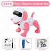 ZWN RC Robot Stunt Dog Toy with Voice Command, Programmable Touch-Sense, and Music, Electronic Robot Dog Gift for Children