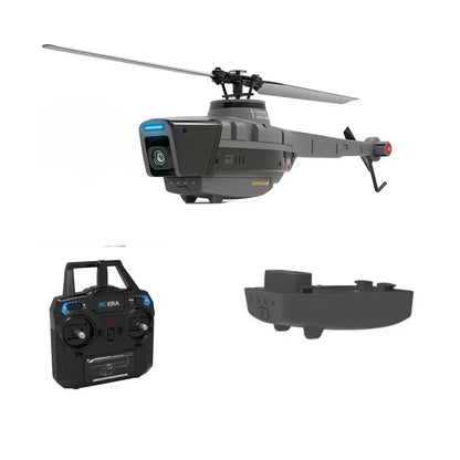 Black Hornet C128 RC Helicopter – 1080P Camera, 6-Axis Gyroscope, Air Pressure Height Hold