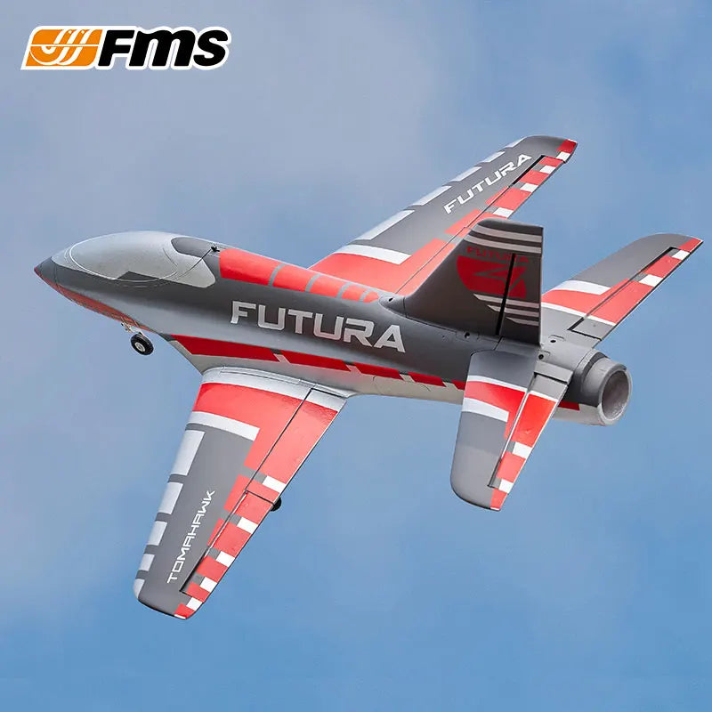 FMS RC Airplane 64mm Futura Tomahawk Sport Trainer EDF Jet with Flaps PNP
