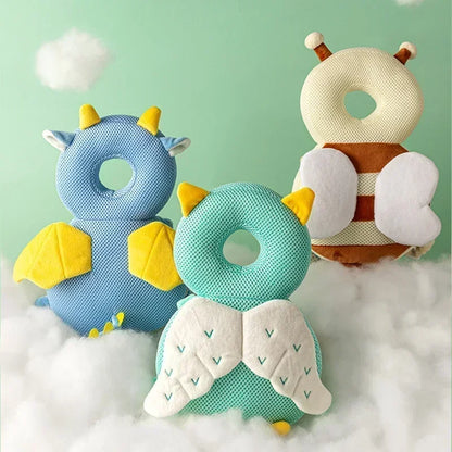 Toddler Baby Head Protector – 1-3T Angel Bee Soft Safety Cushion for Head and Back Safety