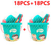 Children’s Beach Toy Set With Plastic Bucket, Watering Bottle & Shovels — Outdoor Sand & Water Play Tools