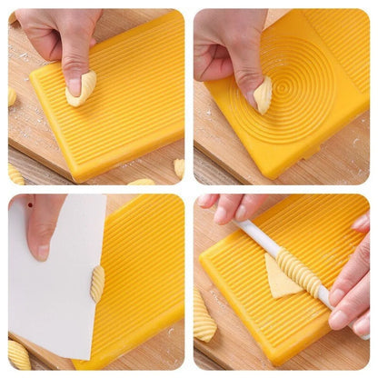 1 Set Multifunctional Spaghetti Maker Board DIY Gnocchi Macaroni Maker Noodle Tools
