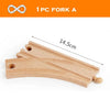 1-Piece Wooden Train Track Accessory – Compatible Railway Piece for Kids Wooden Train Sets, Educational Toy