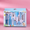 10PCS/Set Baby Health Care Kit - Kids Nail Clippers, Hair Grooming Brush, Thermometer, Teether, Toothbrush - Baby Essentials