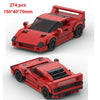MOC Speed Racing Car Building Blocks Set — Small Studded Sports Car Garage Toy