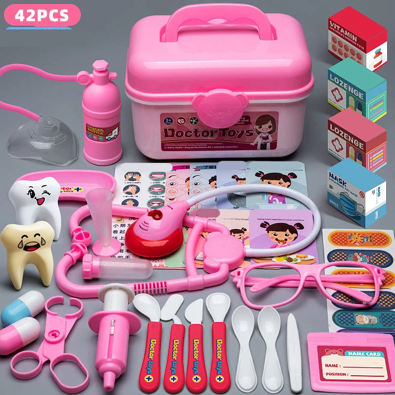 Kids Doctor Play Set - Pretend Medical Kit with Stethoscope, Thermometer & Accessories, Role Play Toy Gift for Boys & Girls (Ages 3-12) – view 7