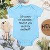 Funny Baby Onesies – Cute European Style Newborn Bodysuit, Summer Toddler Clothes for Boys & Girls, Short Sleeve Romper Gift