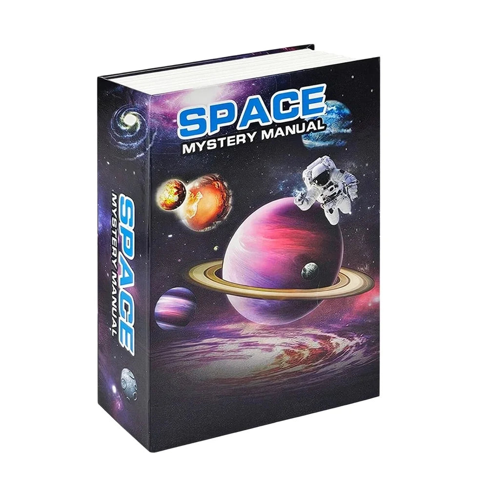 Book-Shaped Safe with Combination Lock Hidden Money Box Secret Storage Vault for Kids Birthday and Christmas Gift
