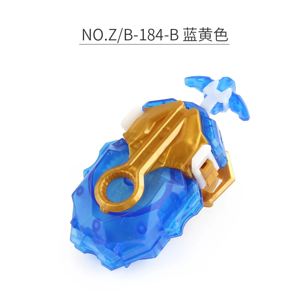 Z B-184 8-Color Metal Tube Custom LR Spinning Tops Launcher – Toy Set for Kids