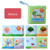 Cloth Baby Learning Books – Colorful Fabric Touch-and-Feel Books with Crinkle Sounds for Halloween, Thanksgiving, and Christmas