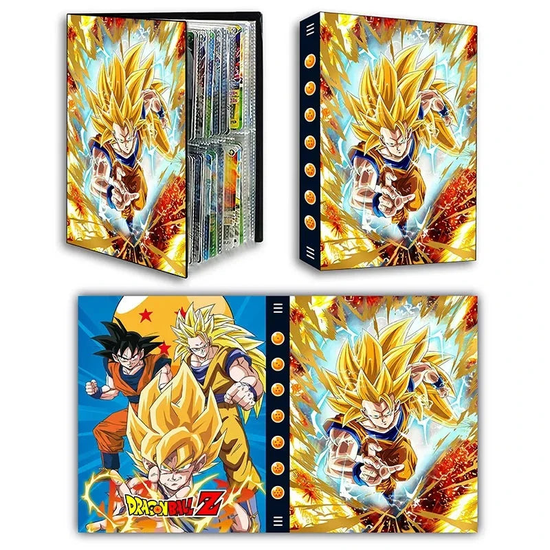 Dragon Ball Card Album - 240pcs Son Goku, Vegeta, Frieza Game Card Holder Binder, VMAX Card Collection, Kids Toy Gift