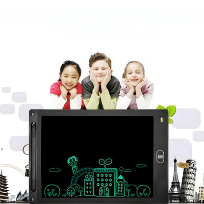 8.5'' LCD Writing Tablet – Reusable Kids Educational Drawing and Writing Board, Doodle Pad for Home, School, and Classroom Study