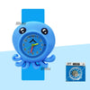 Children’s Cartoon Watch for Ages 2-14 Boys and Girls Soft Silicone Slap Bracelet Student Wristwatch