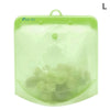 PULISI Silicone Reusable Food Storage Bags - Leakproof Containers (1500ml, 1000ml, 500ml), Fresh-Keeping, Freezer & Snack Storage