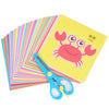 96Pcs Children’s Cartoon DIY Colorful Paper Cutting and Folding Craft – Animal Handcraft Paper Art Educational Toy for Kids