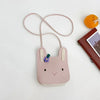 Cute Cartoon Animal PU Leather Shoulder Bag – Bear & Bunny Crossbody Messenger Bag for Kids, Toddler Girl & Boy Purse - Kidzy Market