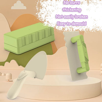 Children’s Beach Toy Set With Shovel & Castle Brick Wall Molds — Outdoor Sand & Water Play Tools