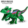 Jurassic World 3 Brutal Raptor Building Blocks – Tyrannosaurus, Indominus, and I-Rex Dinosaur Toy for Kids