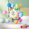 Baby Toys 0-12 Months – Rotating Silicone Rattle Ball for Grasping Activity, Development and Sensory Toy for Babies