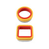 6-Piece Cookie Cutter Set - Dinosaur, Mickey, Heart, Star, Round, Square (Food-Grade)