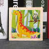 Kids Wooden 3D Tangram Puzzle 11 x 11 cm (4.3 x 4.3 in) Cartoon Animal Traffic Educational Jigsaw Toy