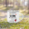 Thank You Teacher Enamel Coffee Mug – 'Without Teachers Like You' Printed Coffee Cup, 3.14 x 3.35 in (8 x 8.5 cm) Teacher Gift