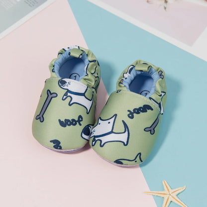 Baby Unisex Cotton Shoes – Cute Animal Bee Anti-Slip Soft Bottom First Walkers for Boys & Girls, Newborn Toddler Crib Shoes