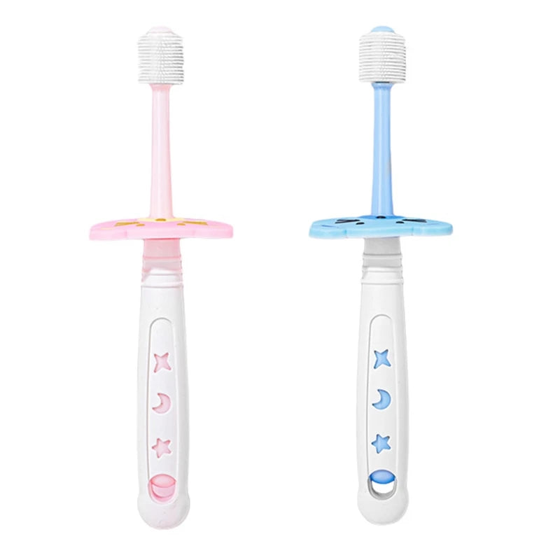 Baby 360 Degree Toothbrush - Soft Bristles for 1-6 Years Old Child Oral Care