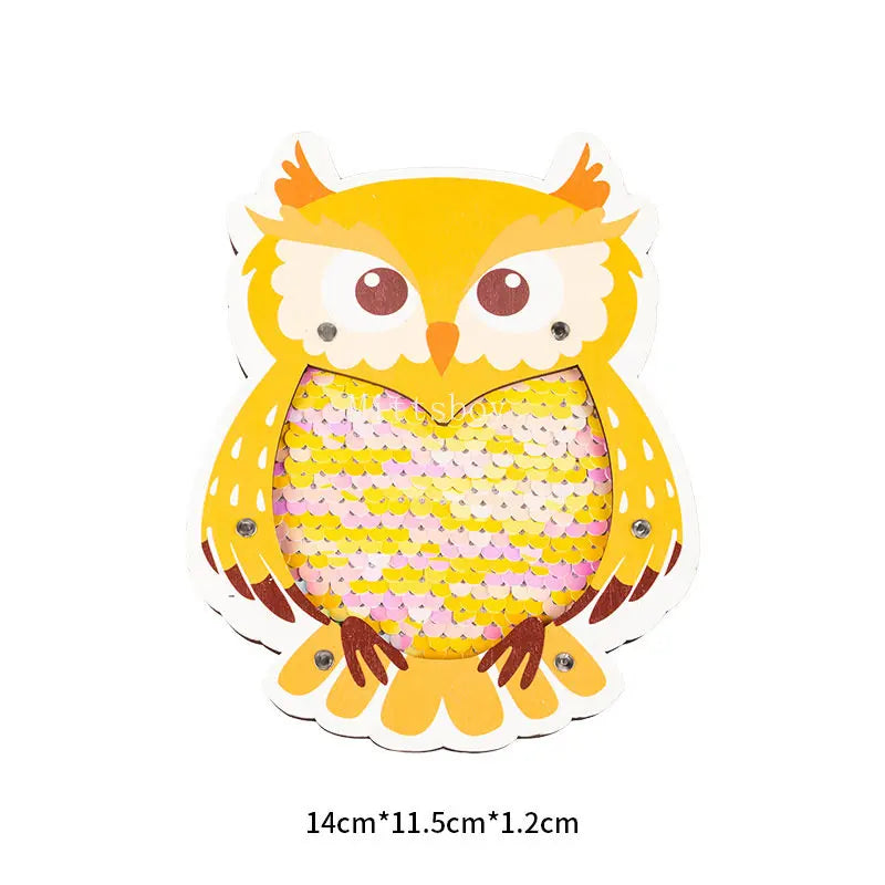 Baby Montessori Wooden Busy Board – Animal, Guinea Pig, Dinosaur, Clock, and Pattern Pairing Educational Toy for Children Gift
