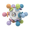 Montessori Baby Sensory Rattle and Silicone Teether Grasping Development Toy for 0-12 Months