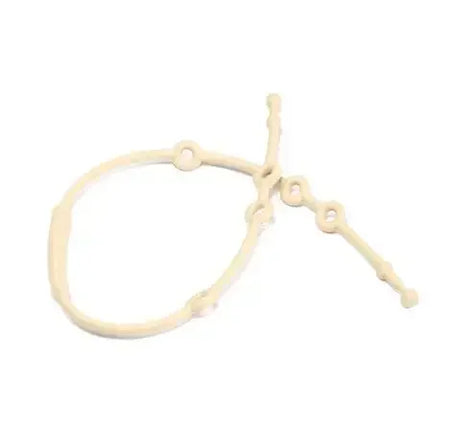 Cartoon Duck Astronaut Pull String Toy – Montessori Activity for Development, Silicone Teething and Sensory Grip Training Educational Toy