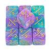 10-Pack 16mm (0.63 in) Acrylic D6 Dice Counters - Board Game & Classroom Tokens